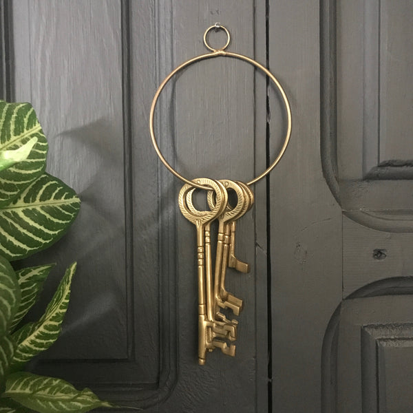 Mid Century Brass Keys