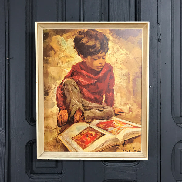 Mid Century 'Boyhood Joys' Framed Print