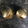 Vintage Brass Clam Shell Ornments/Trinket Boxes