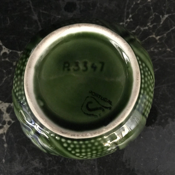 Mid Century Green Plant Pot #A1