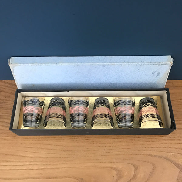 Vintage Shot Glasses x 6