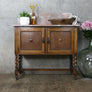Vintage Marble & Oak Washstand