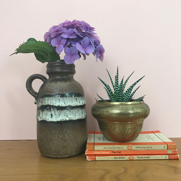Vintage West German Ceramic Vase #413-20