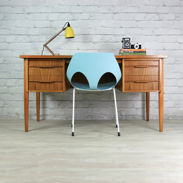 Vintage Danish Mid Century Teak Desk