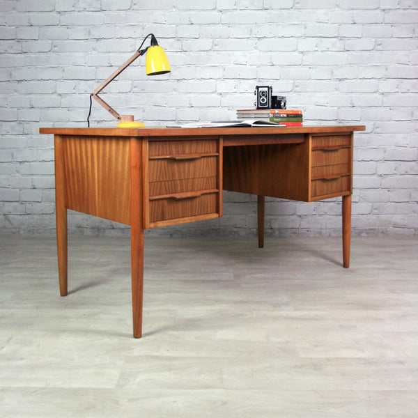 Vintage Danish Mid Century Teak Desk