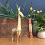 Vintage Mid Century Brass Donkey