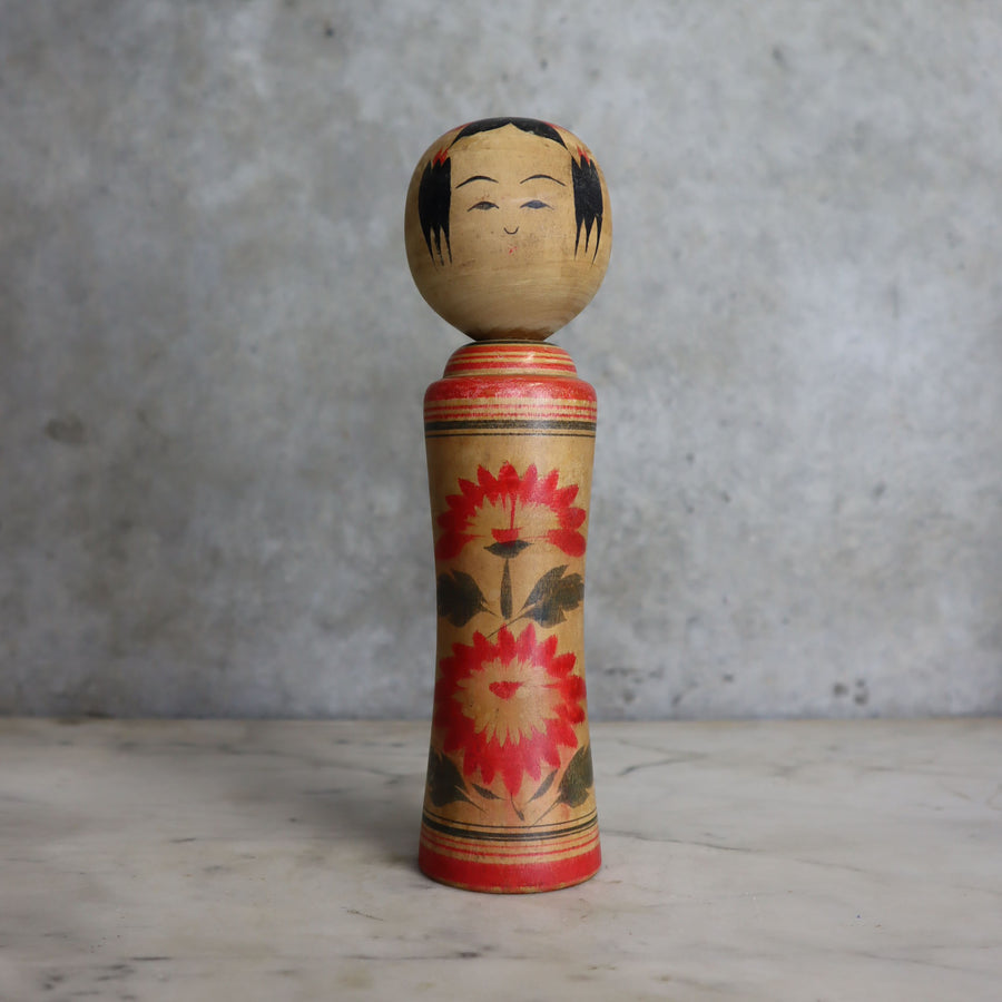 Vintage Japanese Kokeshi Doll 22-3