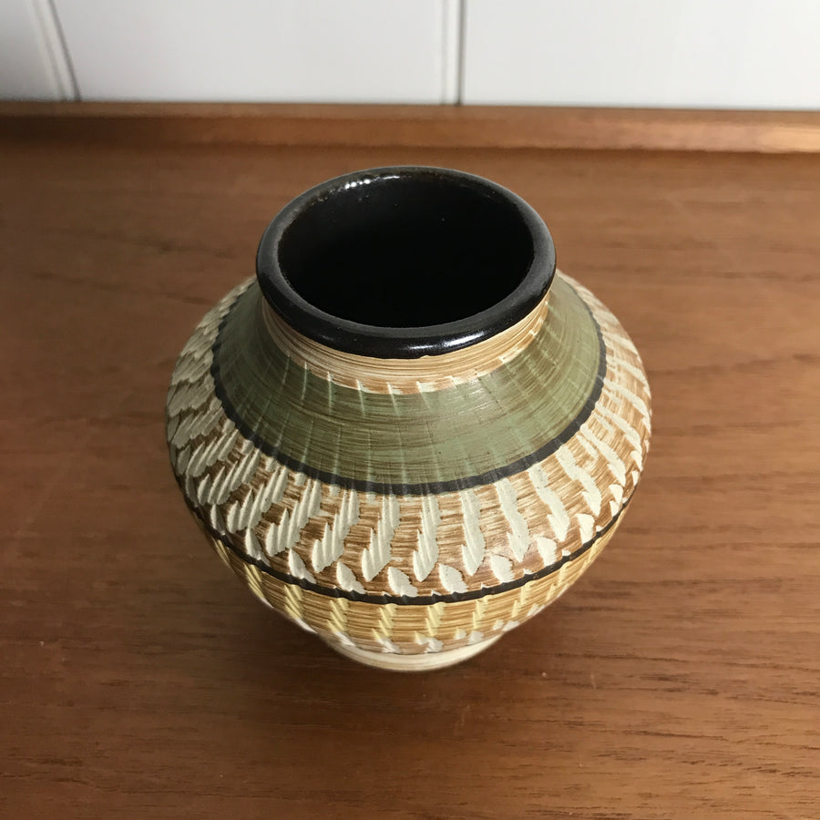 Mid Century West German Ceramic Vase #138/9
