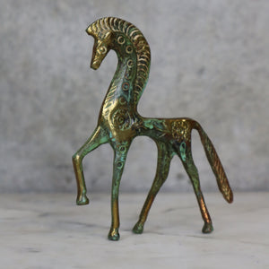 Mid Century Bronze Horse Ornament 22-1