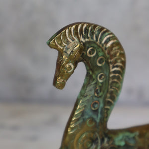 Mid Century Bronze Horse Ornament 22-1