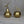 Vintage Brass Apple & Pear Trinket Boxes 22-F