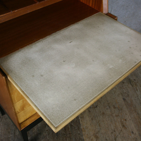 Mid Century Maple & Teak Bureau
