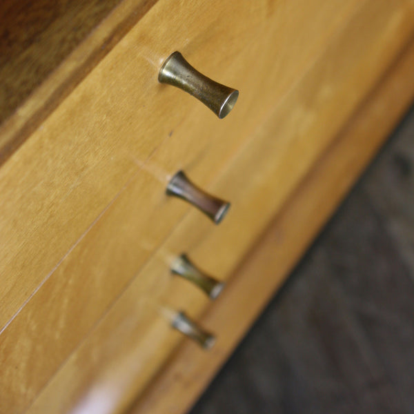 Mid Century Maple & Teak Bureau