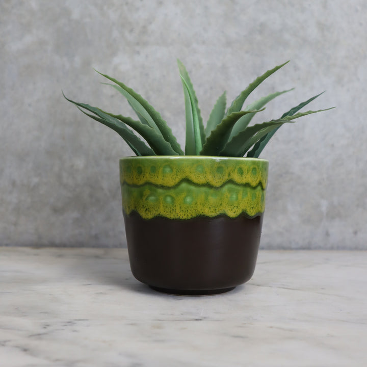 Green Vintage Ceramic Plant Pot - 05GP