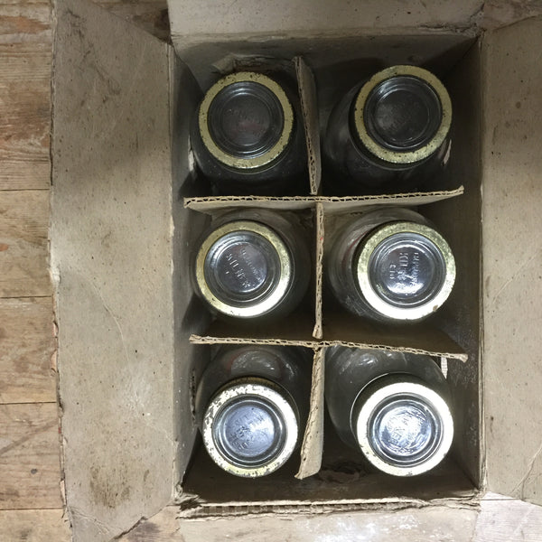 A Set of Six Vintage Kilner Storage Jars