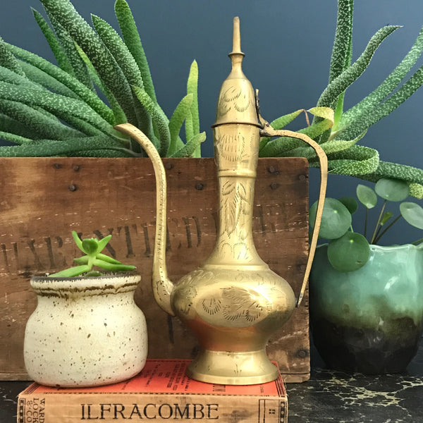 Vintage Brass Middle Eastern Tea Pot