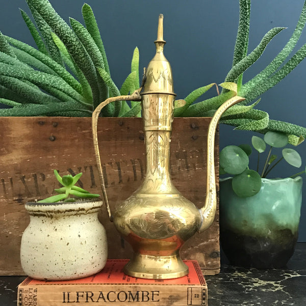 Vintage Brass Middle Eastern Tea Pot