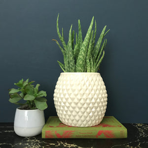 Vintage 'Pineapple' Ceramic Pot/Vase/Planter