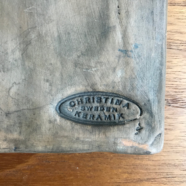 Mid Century Ceramic 'Daisy' Wall Plaque #1