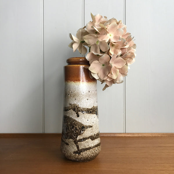Mid Century West German Ceramic Vase #206/25