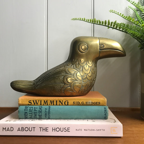 Mid Century Brass Toucan
