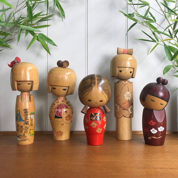 Vintage Japanese Kokeshi Doll #4