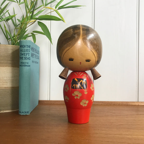 Vintage Japanese Kokeshi Doll #1