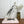Mid Century Horn Carved Stork/Crane