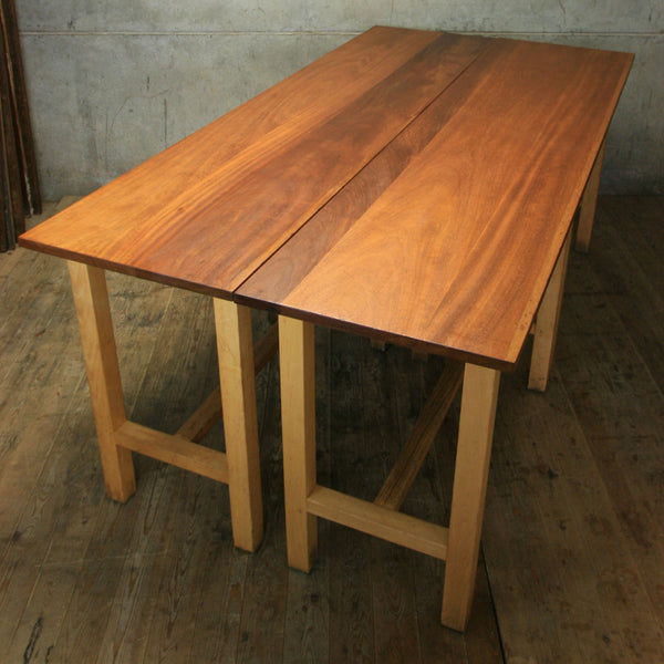 Reclaimed School Lab Table Breakfast Bar - 2006a