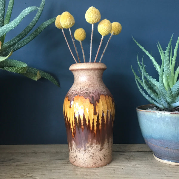 Small Vintage West German Ceramic Vase