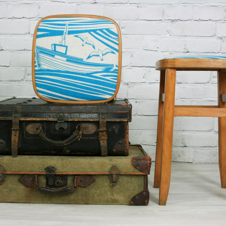 Pair of Mini Moderns 'Whitby' vintage beech stools