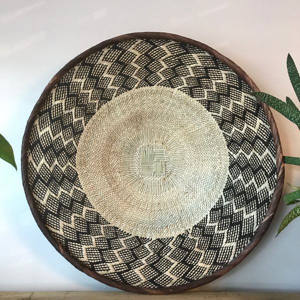 Ethnic African Binga Basket #7 - D43.5cm