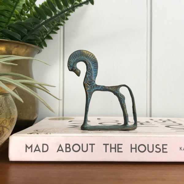 Mid Century Bronze 'Horse' Ornament #O1