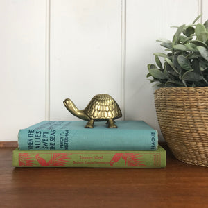 Vintage Brass Tortoise - Small