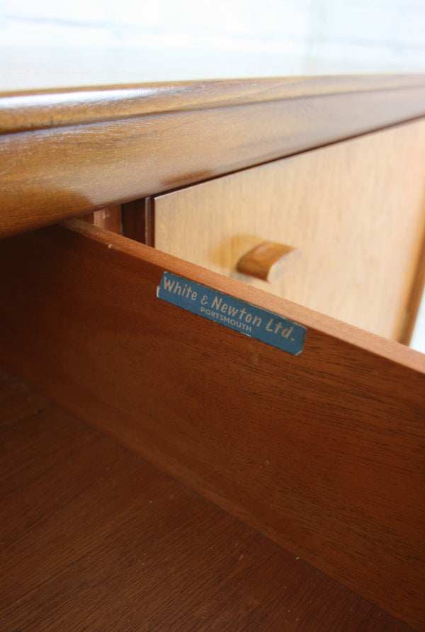 White & Newton vintage teak sideboard
