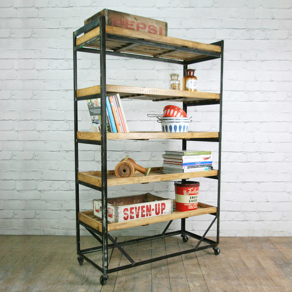 Industrial Factory Shoe Rack - Retail/Restaurant Display *Made to order*