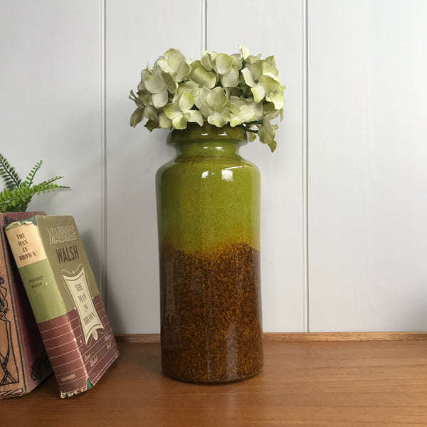 Tall Mid Century West German Ceramic Vase #517-30