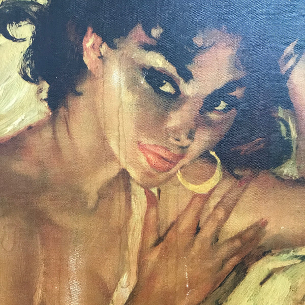 Vintage 1960s 'Gypsy Girl' Print Framed