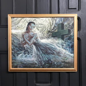Mid Century Framed Print 'Alicia Markova as Giselle'