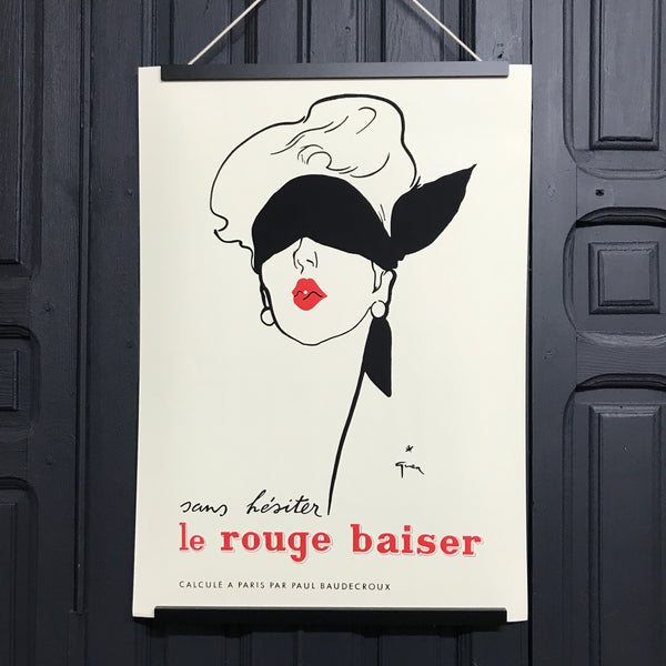 'Le Rouge Baiser' Poster Print #A12