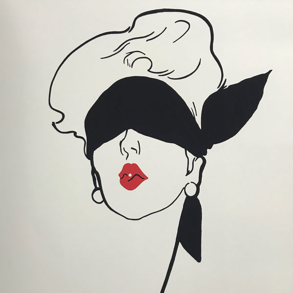 'Le Rouge Baiser' Poster Print #A12