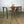 Large foundry steel leg vintage iroko industrial desk/table