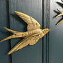 Brass Mid Century Flying Swallows - Trio