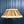Mid Century Tiki Wood & Hessian Lampshade