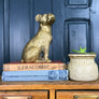 Mid Century Brass Boxer Dog