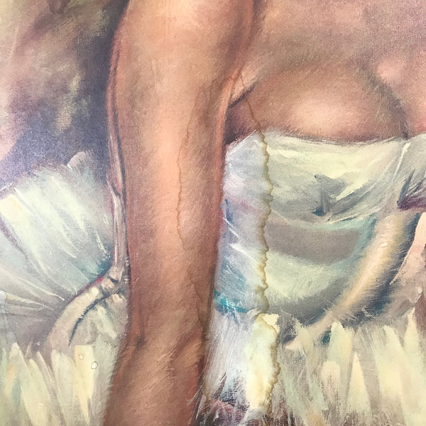 Vintage 1960s 'Ballerina' Framed Print