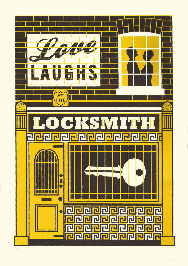 'Locksmith' screenprint by James Brown