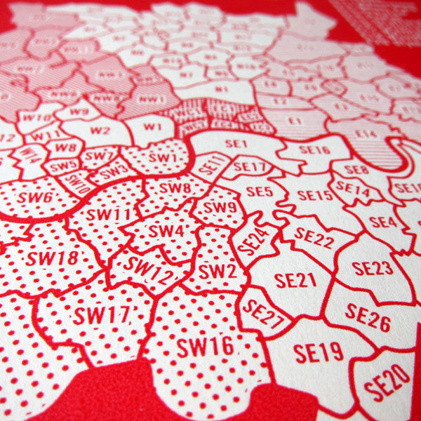 'London' screenprint by James Brown