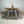 Reclaimed A-frame rustic trestle table - 190 x 90cm (grey)