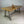 Reclaimed A-frame rustic trestle table - 190 x 90cm (grey)